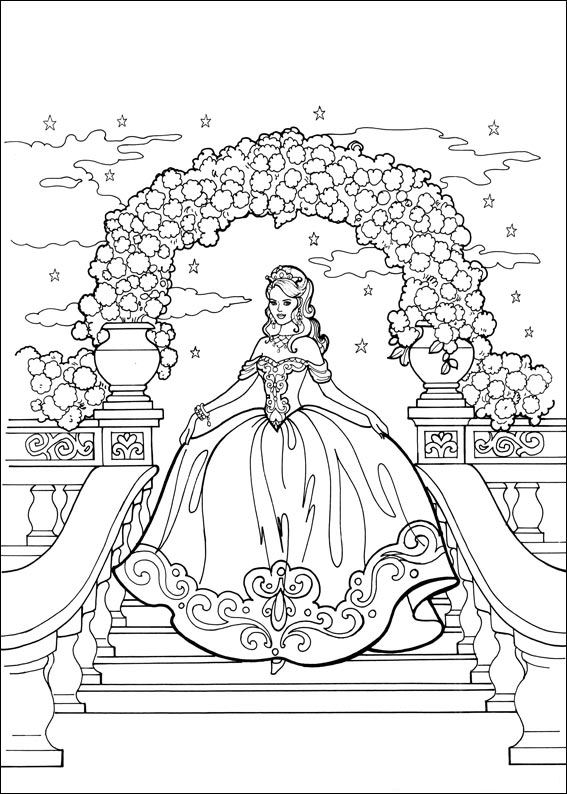 Print Prinses Leonora kleurplaat